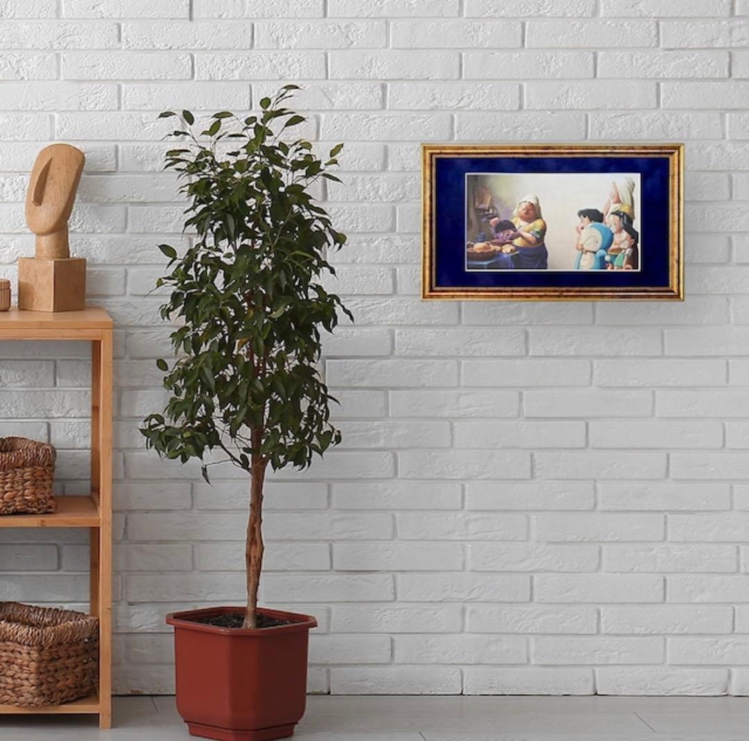 『映画ドラえもん のび太の絵世界物語』名画ジークレー版画「牛乳を注ぐ女」