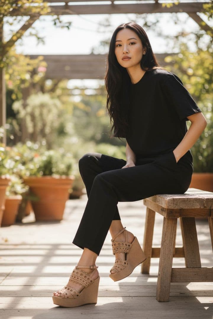 ALAIA アライア ウエッジソール サンダル 37