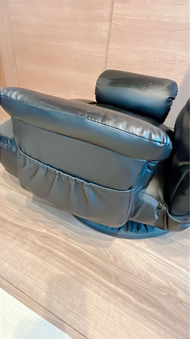 ニトリ 肘つき回転座椅子Nジャック　ブラック