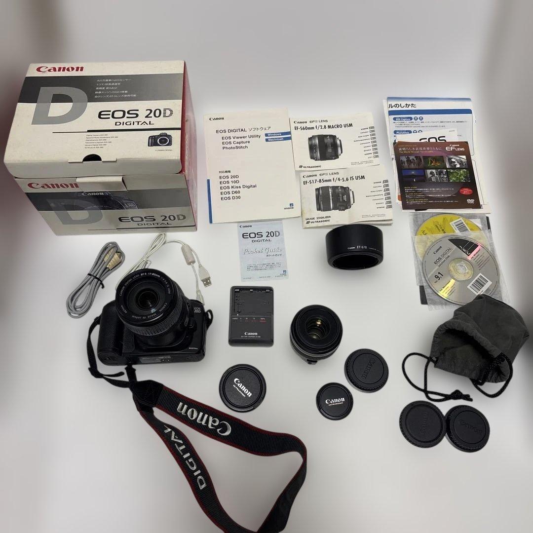 パ*ダ様 Canon EOS 20D デジタル 一眼レフカメラ セット レンズ2