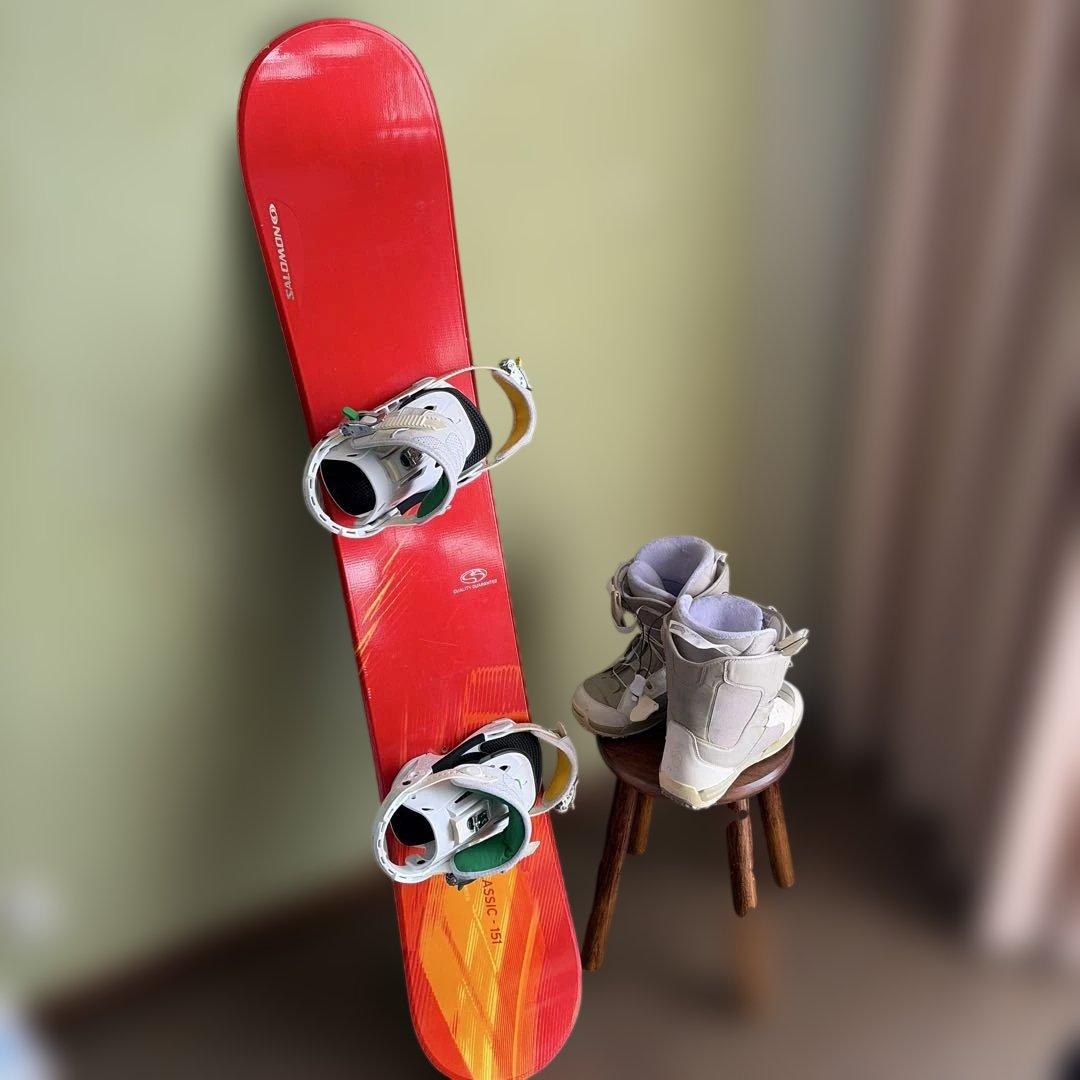SALOMON スノーボード 3点セット