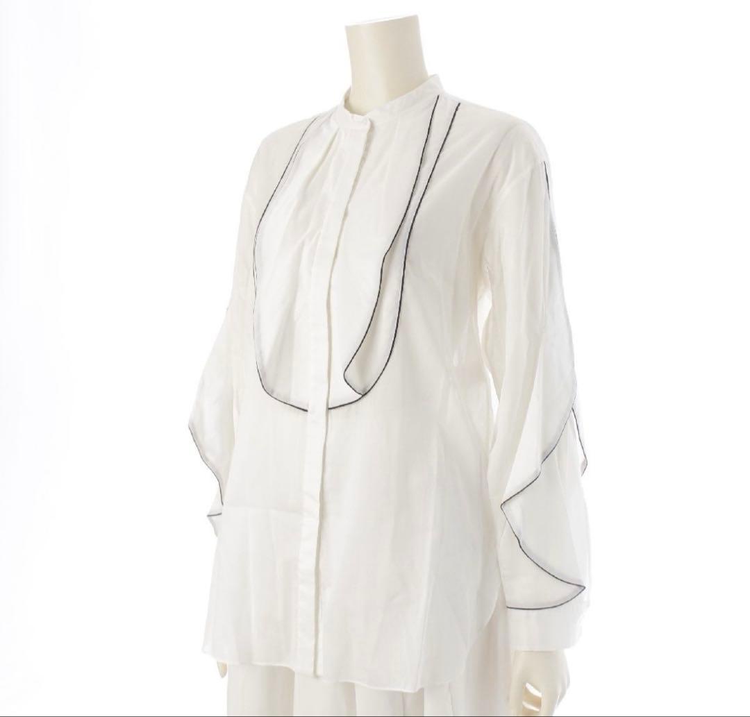 うな重！ ドゥロワー　コットンシルク　バンドカラー　36サイズ