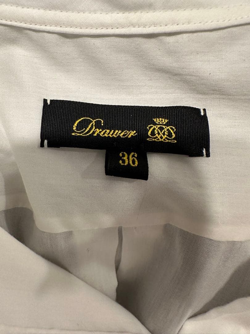 うな重！ ドゥロワー　コットンシルク　バンドカラー　36サイズ