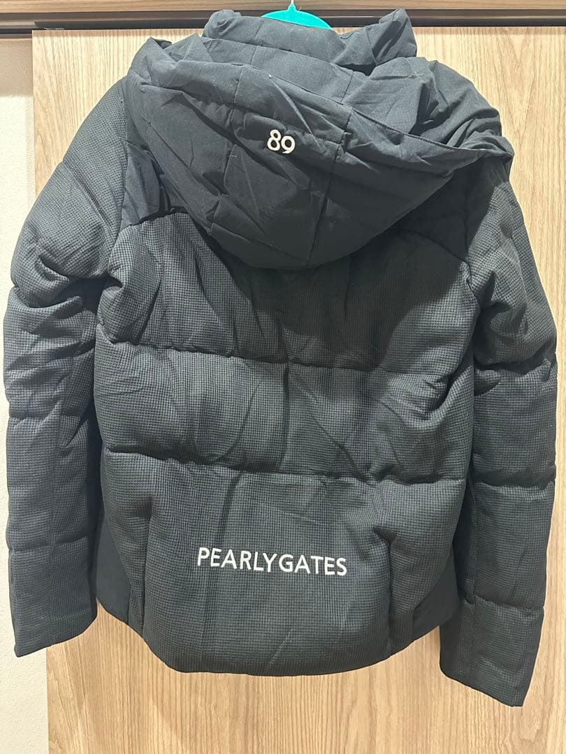 PEARLY GATES フード付きダウンコートサイズ0 ブラック