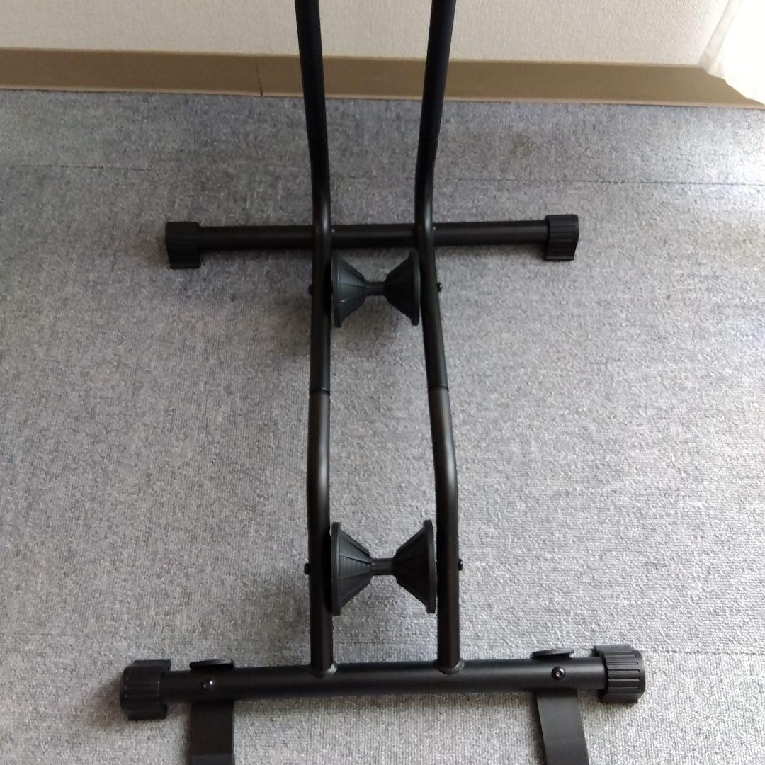 自転車 ディスプレイスタンド 高さ調整可能 ブラック