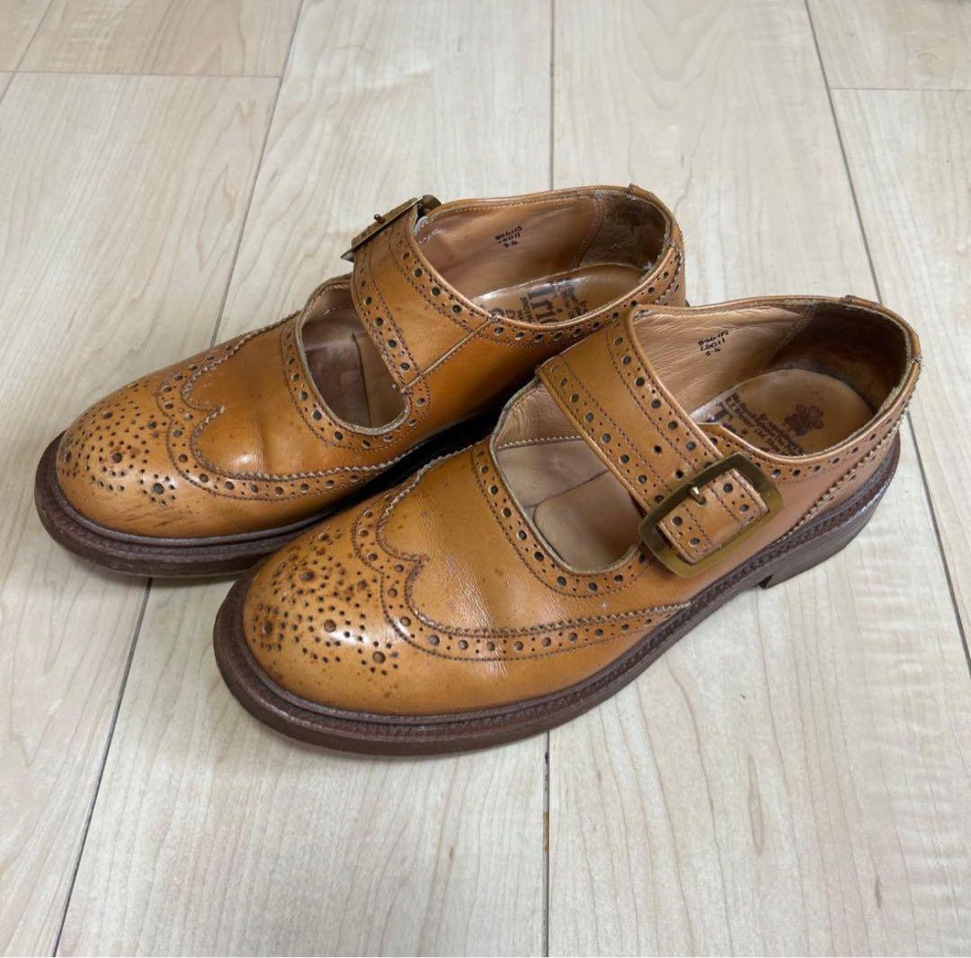 Tricker's メリージェーン　トリッカーズ　 ウィングチップ　バートン