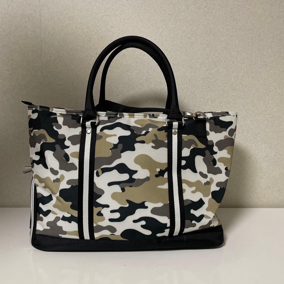 【未使用】23区GOLF・２ウェイ カモフラージュ・ボストンバッグ