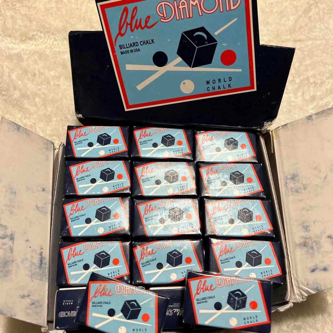 Blue Diamond ビリヤードチョーク 1箱×2個　　30点