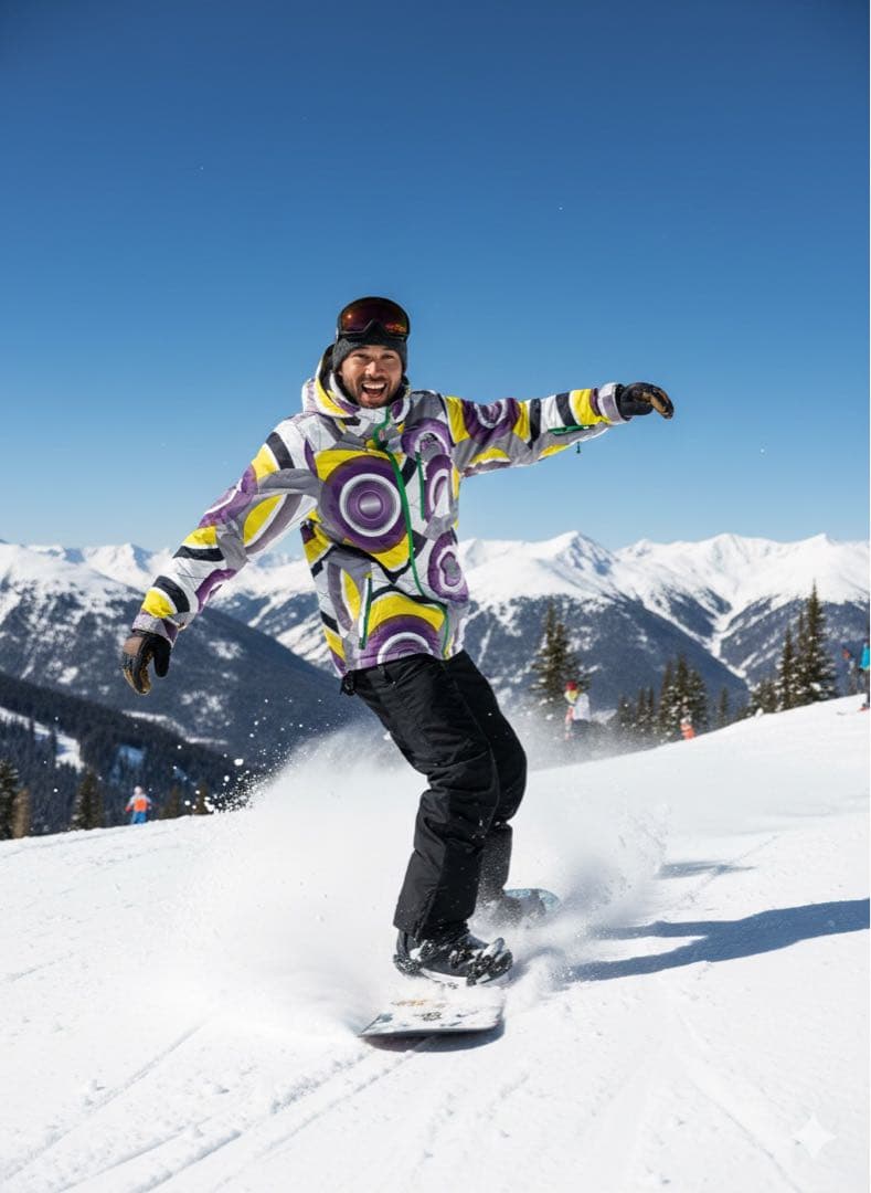 【未使用】ノースフェイス　スノージャケット　刺繍　Mメンズ　ウィンタースポーツ