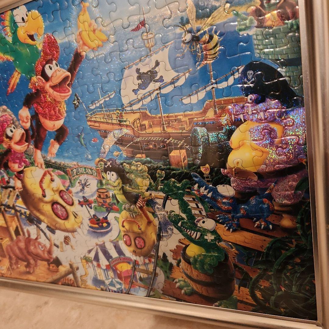 スーパードンキーコング2 クレムランド ホログラム ジグソーパズル300ピース