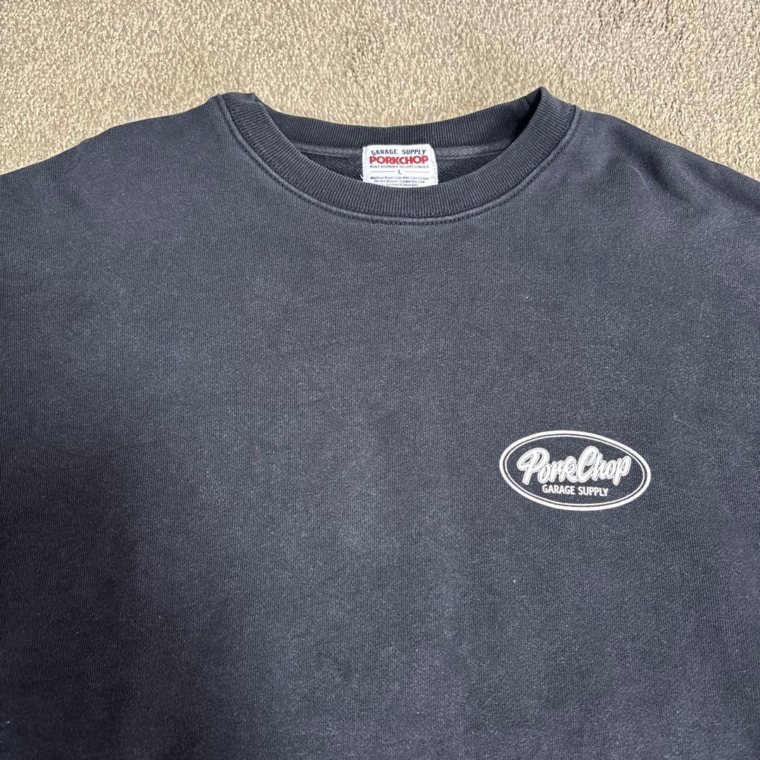 PORK CHOP ポークチョップ　ガレージサプライ　ロゴ　スウェット