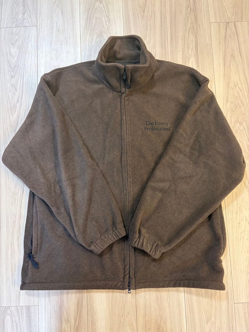 【特価】ENNOY スタイリスト私物　フリース　ブラウン　L