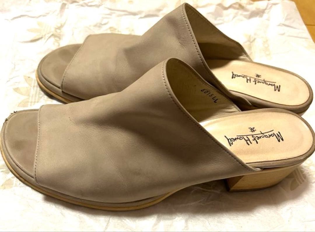 Margaret Howell ベージュ ミュール