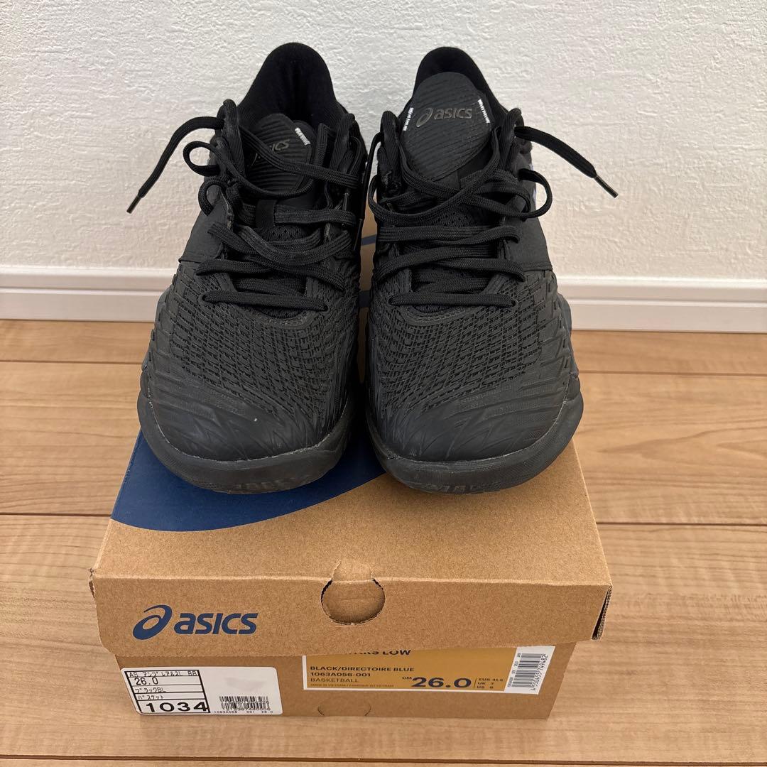 ASICS UNWRE ARS LOW BLACK/BLUE 河村モデル