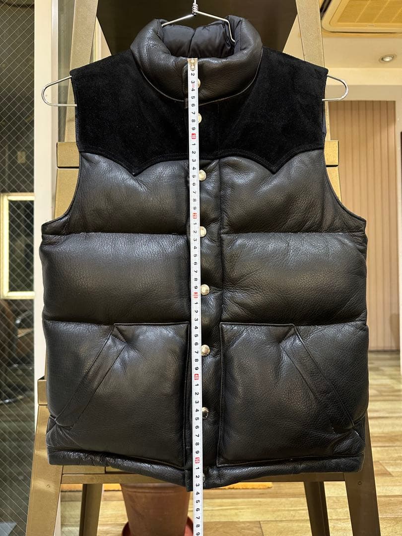【希少サイズ】REAL McCOY DOWN VEST / DEERSKIN