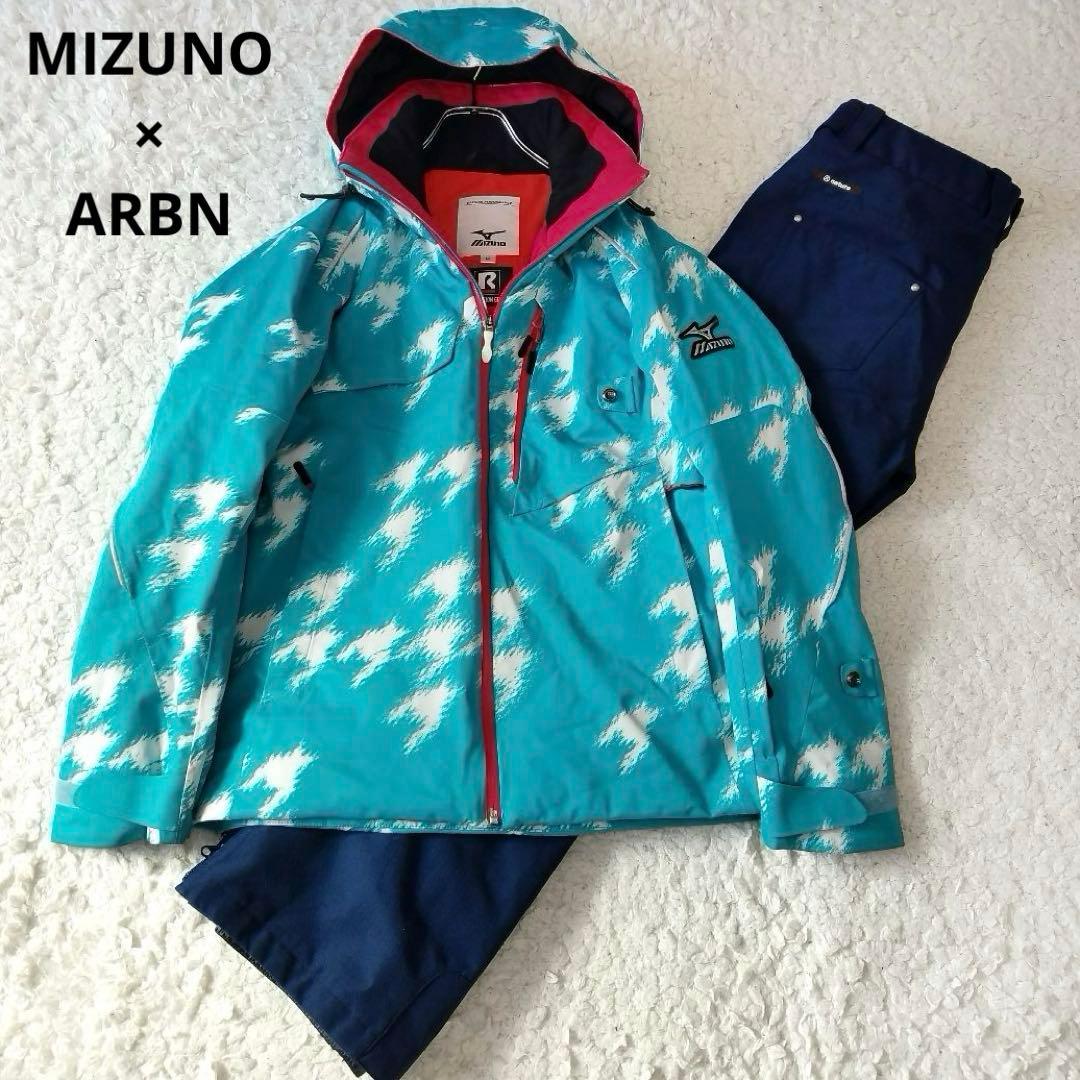 美品✨MIZUNO×ARBN スキーウェア スノボウェアセット レディース 総柄