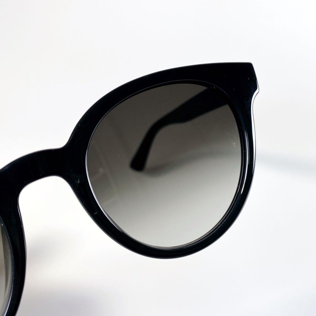 【美品】 GUCCI GG0638SK 001 ブラック×ゴールドサングラス