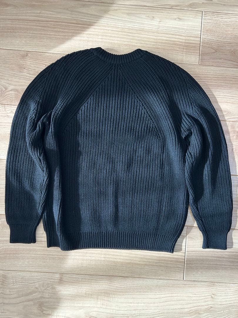 BATONER 黒 ブラック ローゲージセーター Size 2