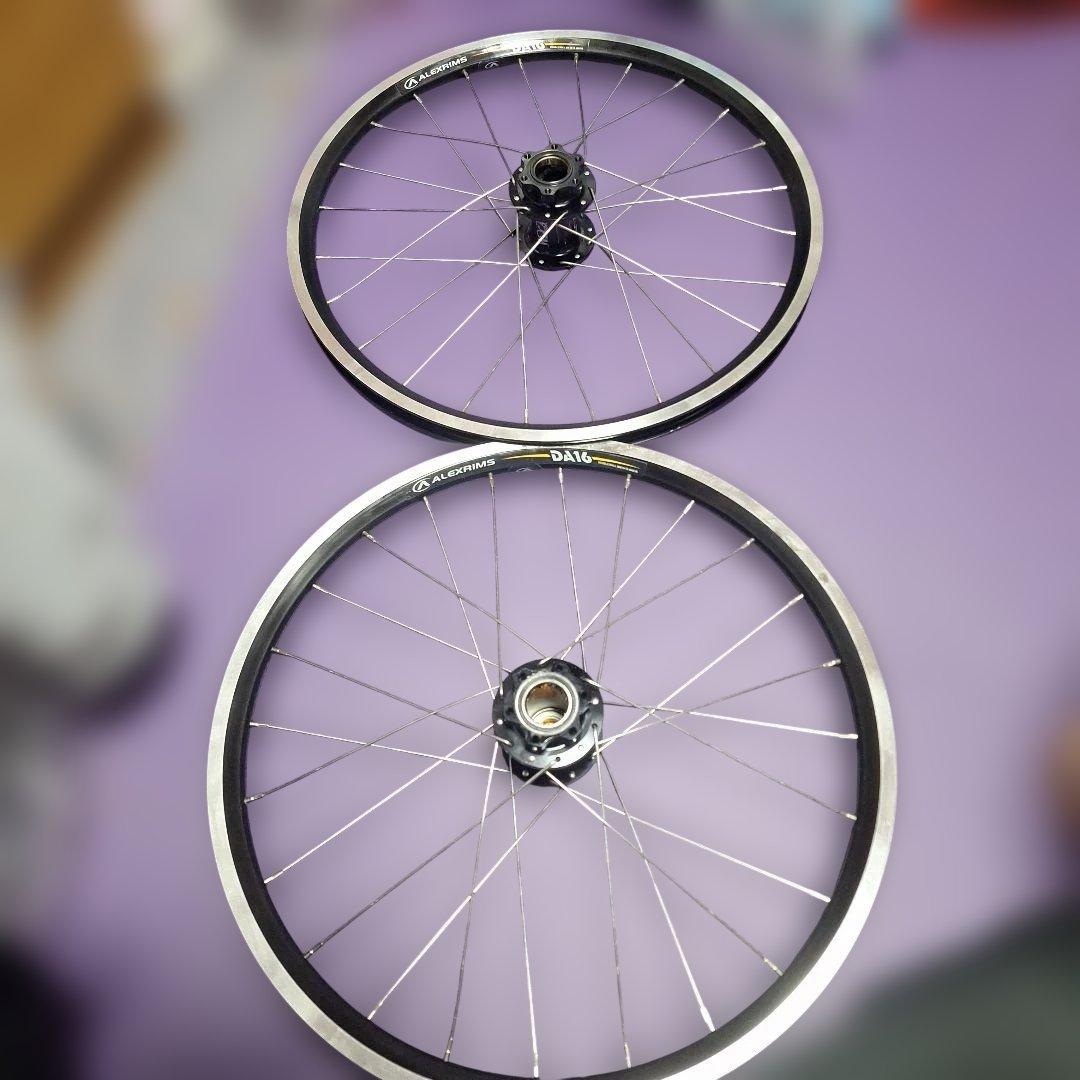 ALEXRIMS DA16 ２０インチ　ウッドマン　ハブ　２本セット