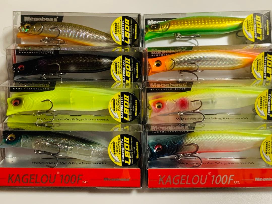 メガバス　カゲロウ100F　ジョインター　別注カラー　8種コンプセット