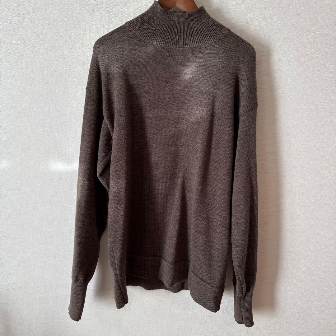 メゾンマルジェラ　タートルネックセーター　エルボーパッチ