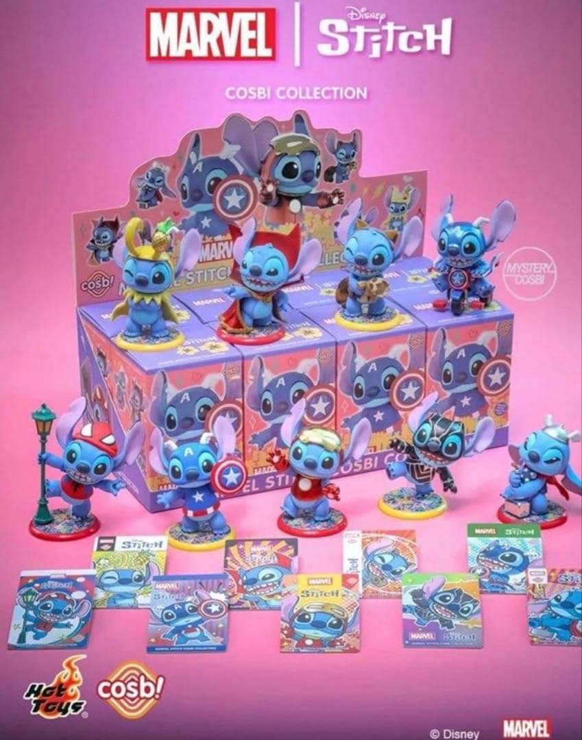 cosbi MARVEL×STITCH BOX シュリンク付き