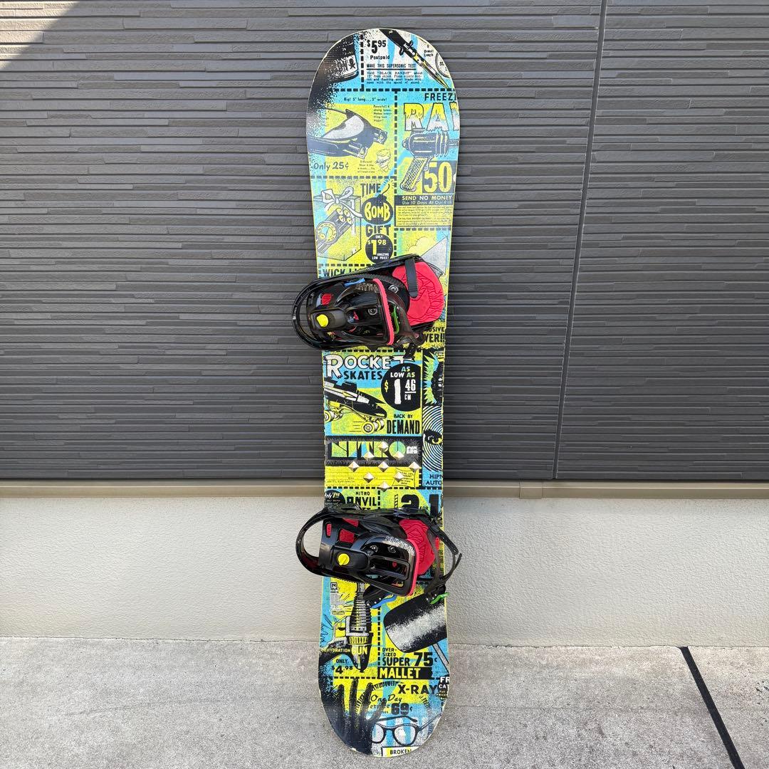 NITRO Demand 146cm Salomonビンディングセット