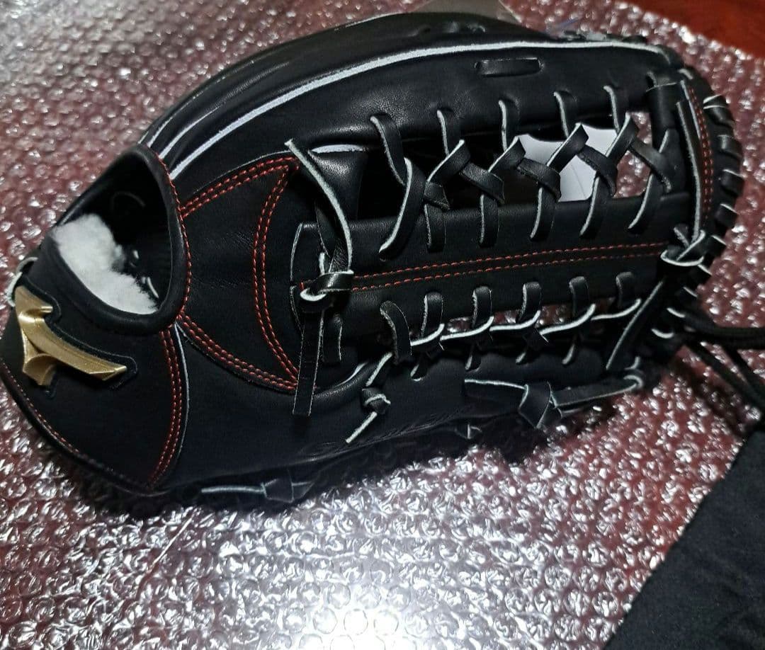 タグ付き未使用　硬式グローブ ミズノ黒