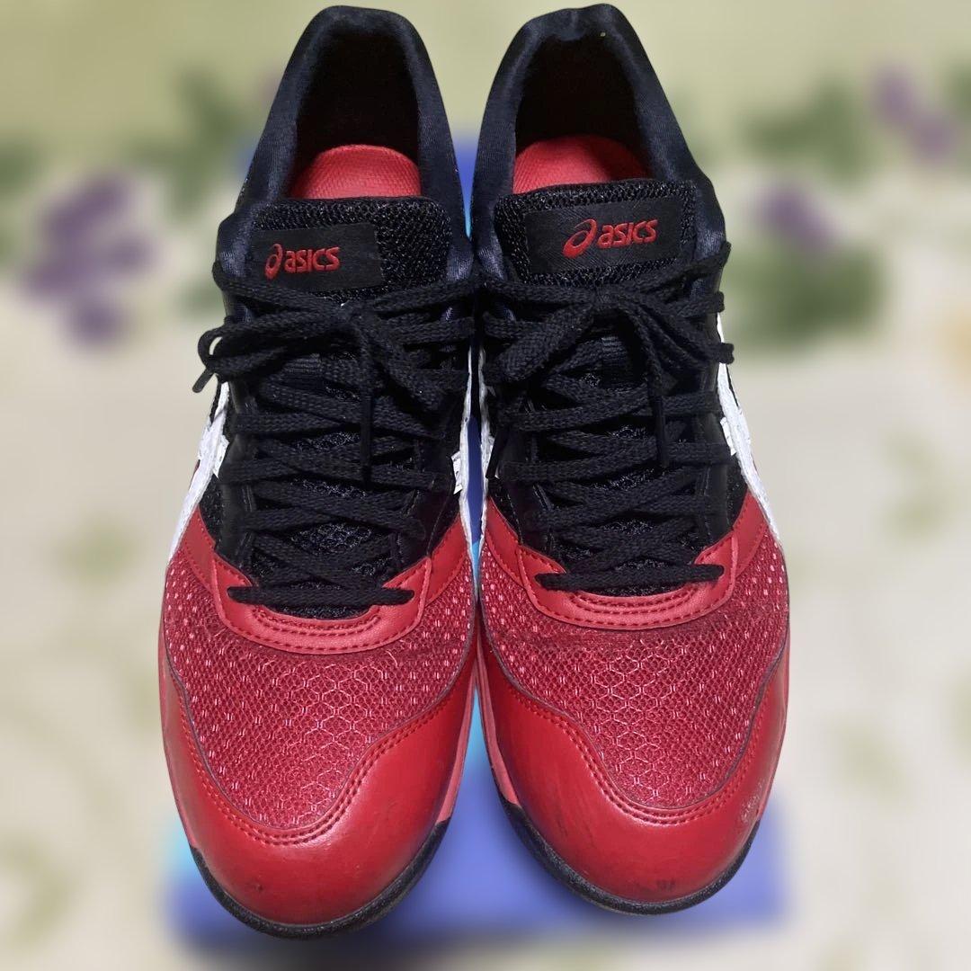 asics安全靴WINJOB CP210 レッド/ブラック