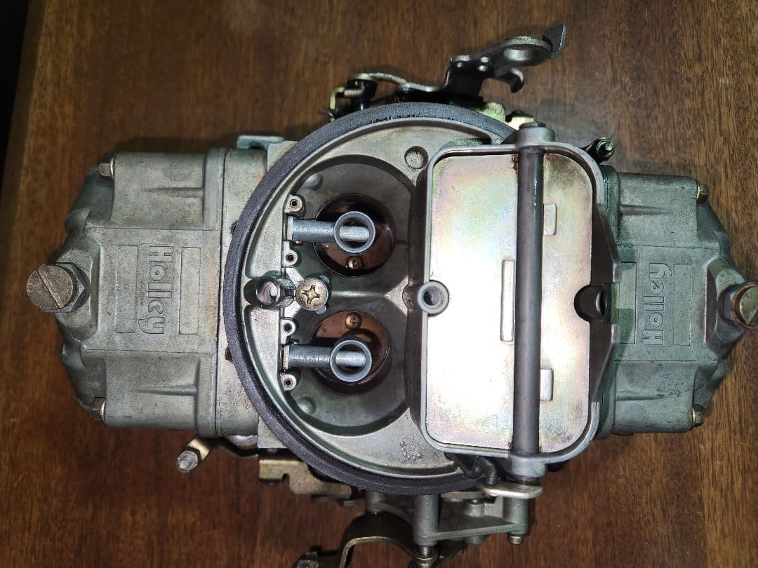 値下げholley ホーリーキャブレター　ダブルポンプ　600cfm　アメ車