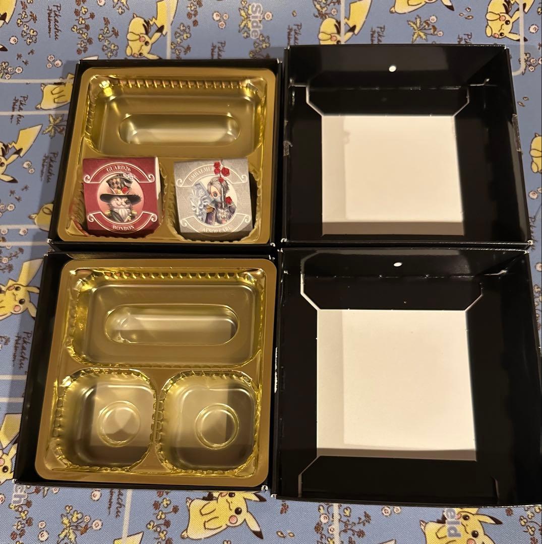 第五人格　バレンタイン　長方形缶バッジ　芸者&空軍、ボンボン&納棺師　箱難あり