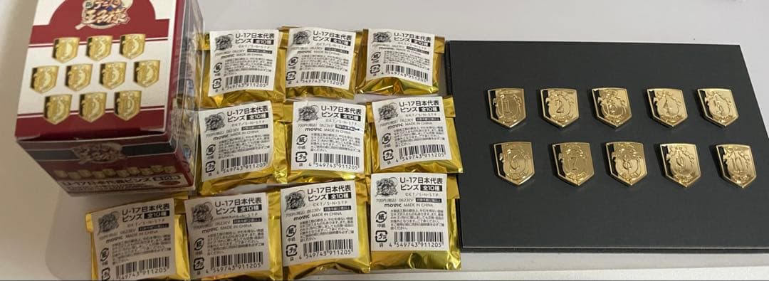 テニスの王子様　U-17 日本代表ピンズ　セット