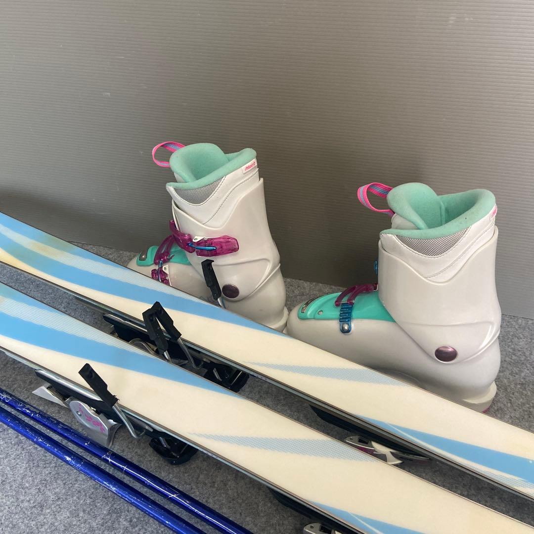 短い板お探しの方 メンテ済 大人スキーセット板サロモン141cmブーツ 25cm