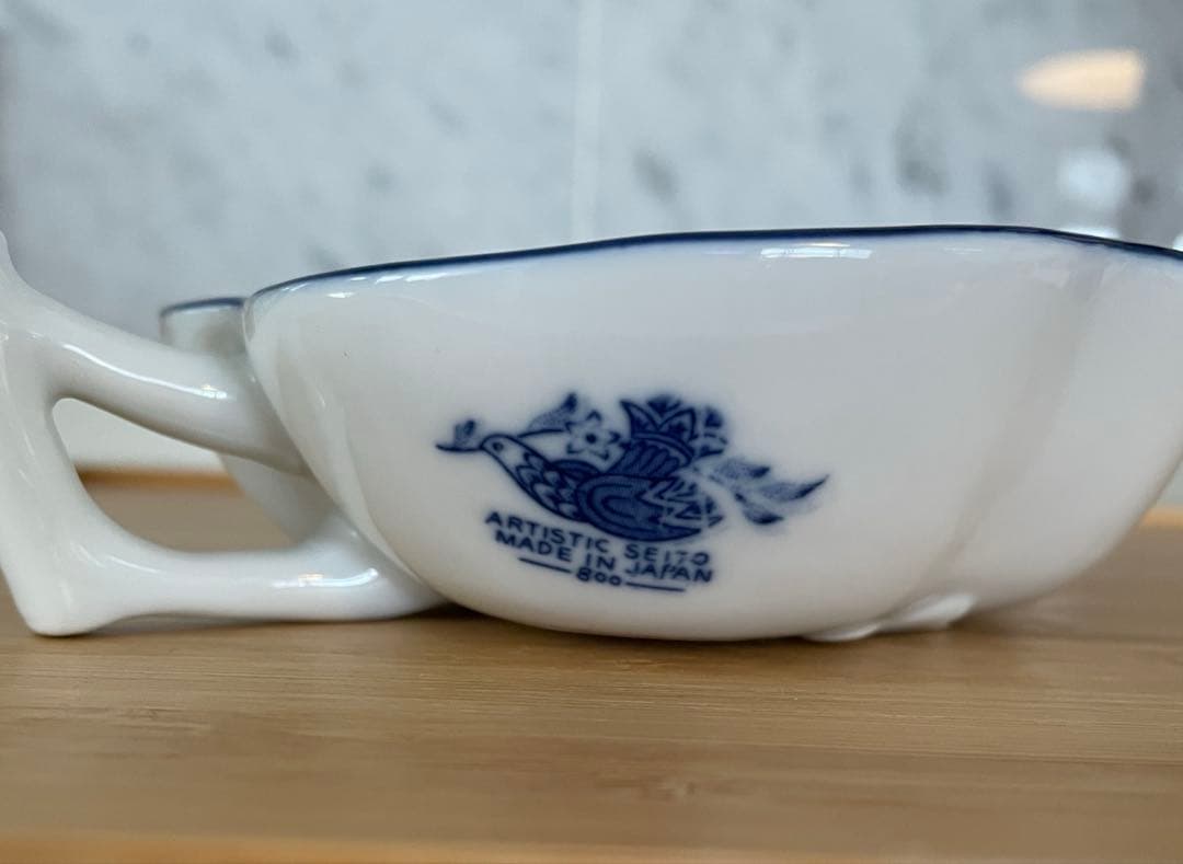 ☆未使用☆アーティスティックセイトー•フラワーチャイルド/リーフ型ディッシュ☆