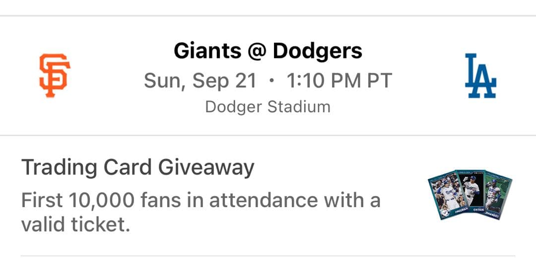 (未開封) DECORTE ドジャース トレーディングカード　大谷翔平