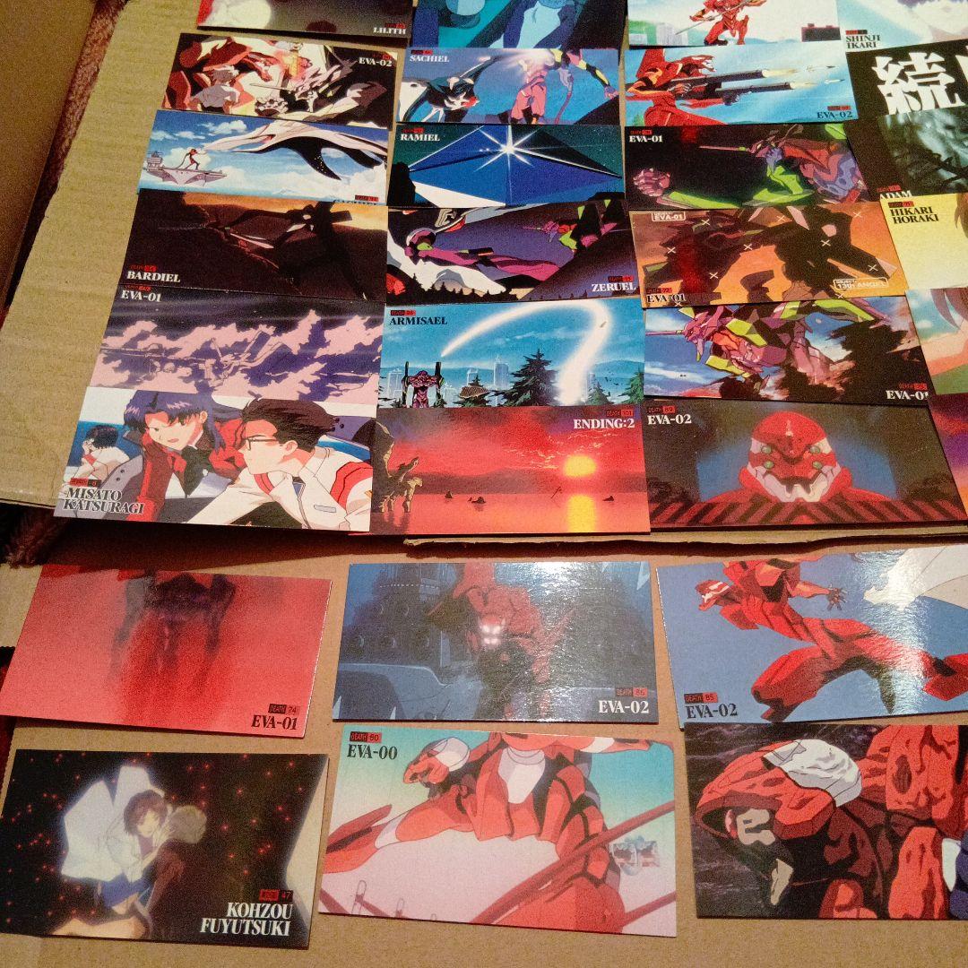 新世紀エヴァンゲリオン ワイド版トレーディングカードセット 80枚ダブり無し