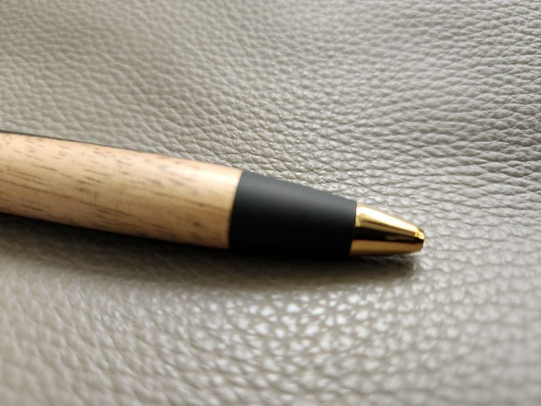 野原工芸★黒柿★ボールペン★新品未使用★替芯付き