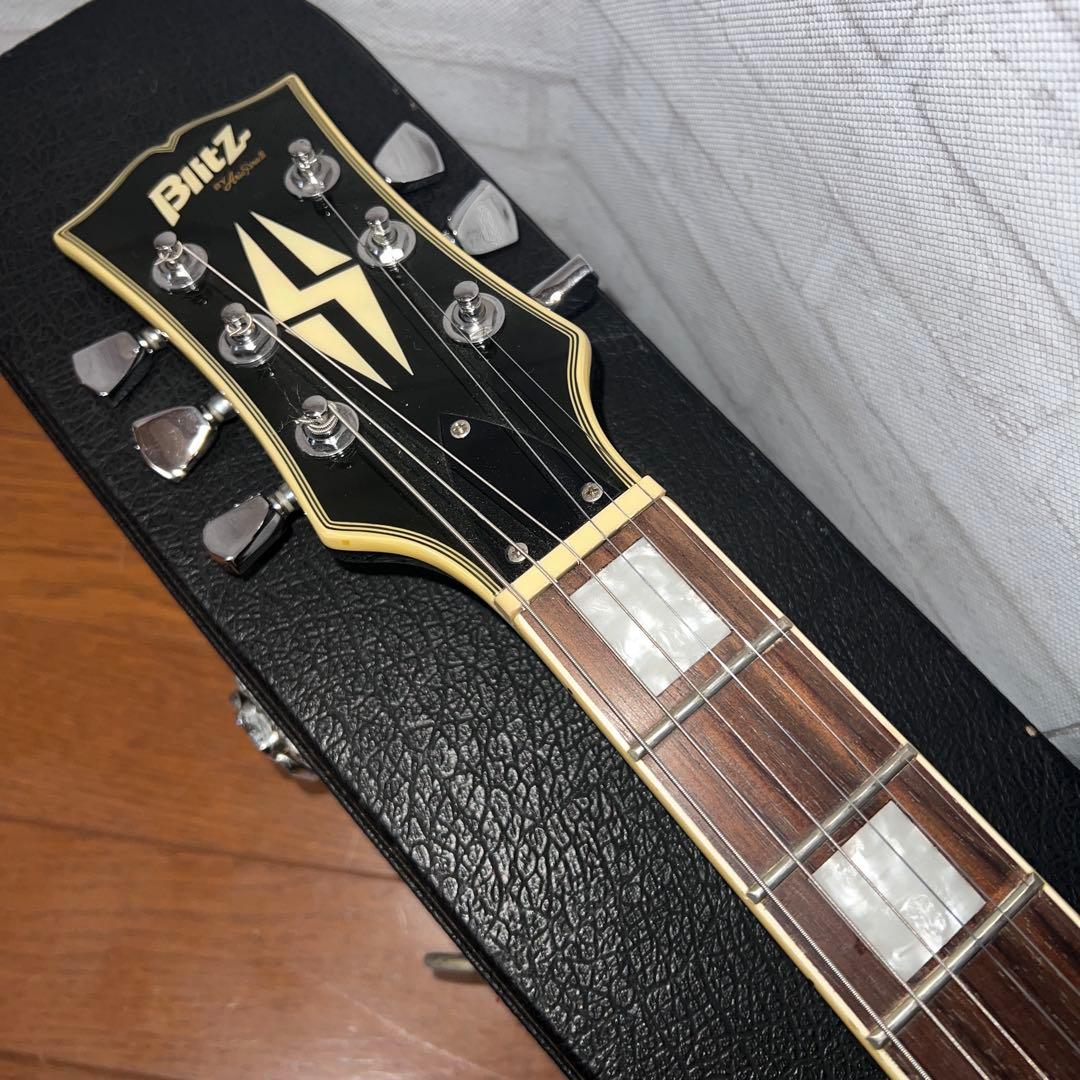 美品 BLITZ ARIAPROII レスポールカスタム ブラック custom