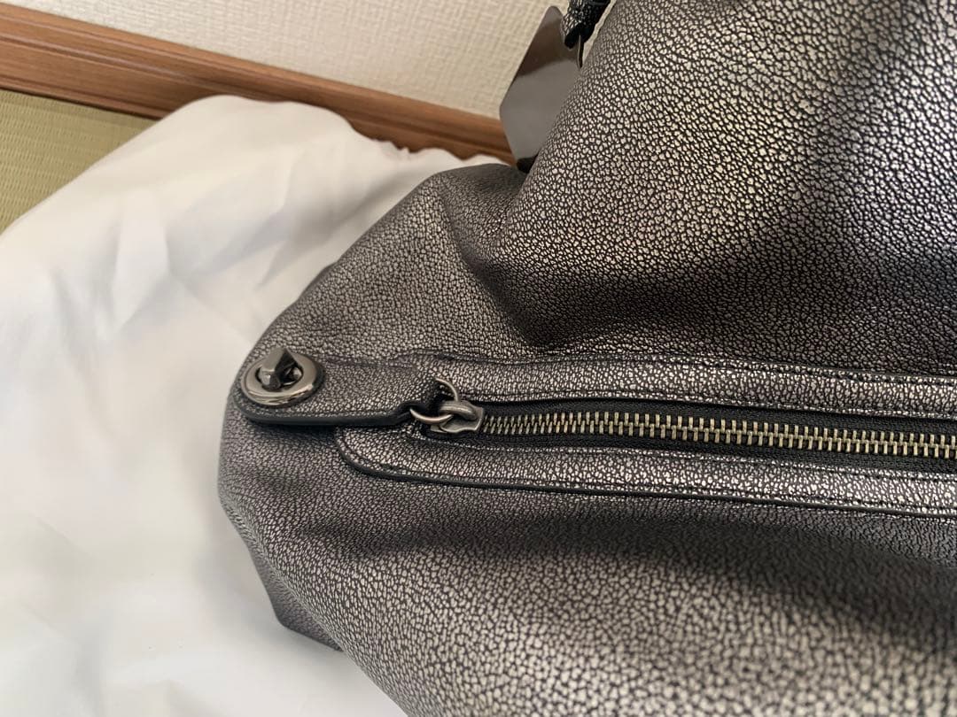 COACH イーディ　ガンメタリック　ショルダーバッグ ハンドバッグ