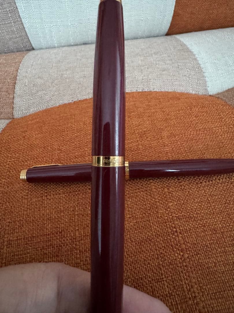パーカー ワインレッド 万年筆&シャープペン2本セット 1980