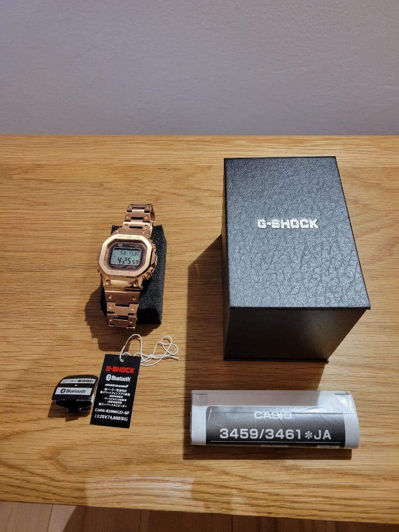 【希少】G-SHOCK GMW-B5000GD-4JF　ローズゴールド