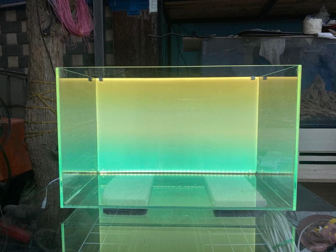 新品未使用　ライトスクリーン　アクアリウム　LED RGB 30cm×30cm