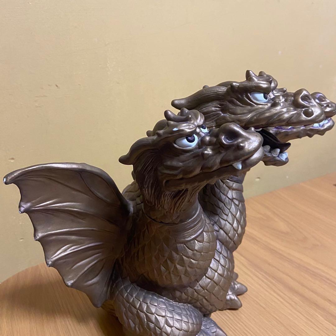 ユニファイブ　宇宙超怪獣 キングギドラ 貯金箱　ソフビ 5451