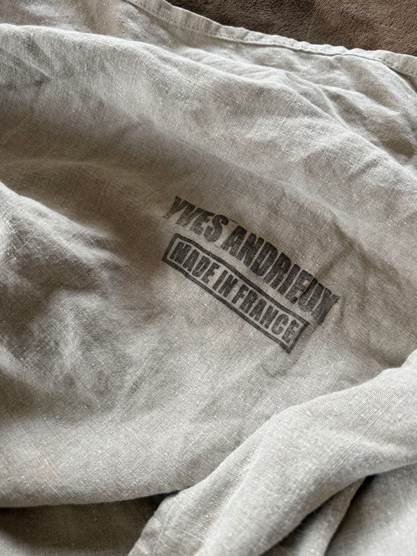 イヴアンドリューYVES ANDRIEUX リネンショルダーバッグ