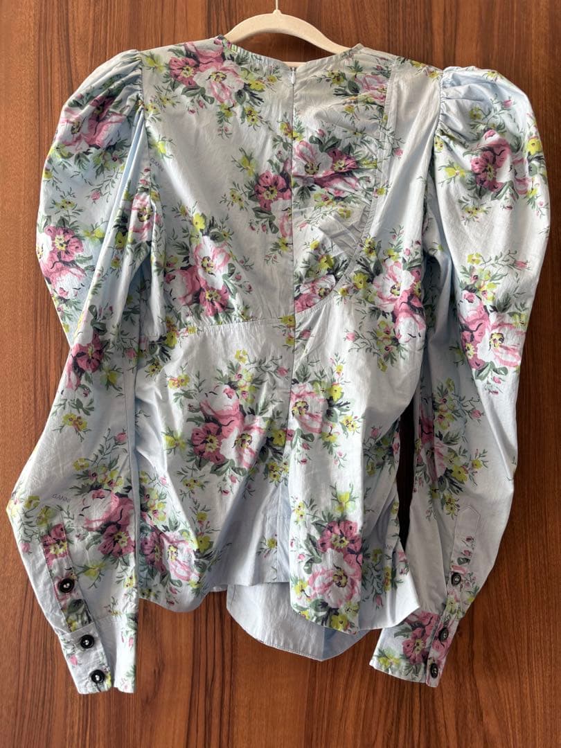 GANNI コットンフラワープリント