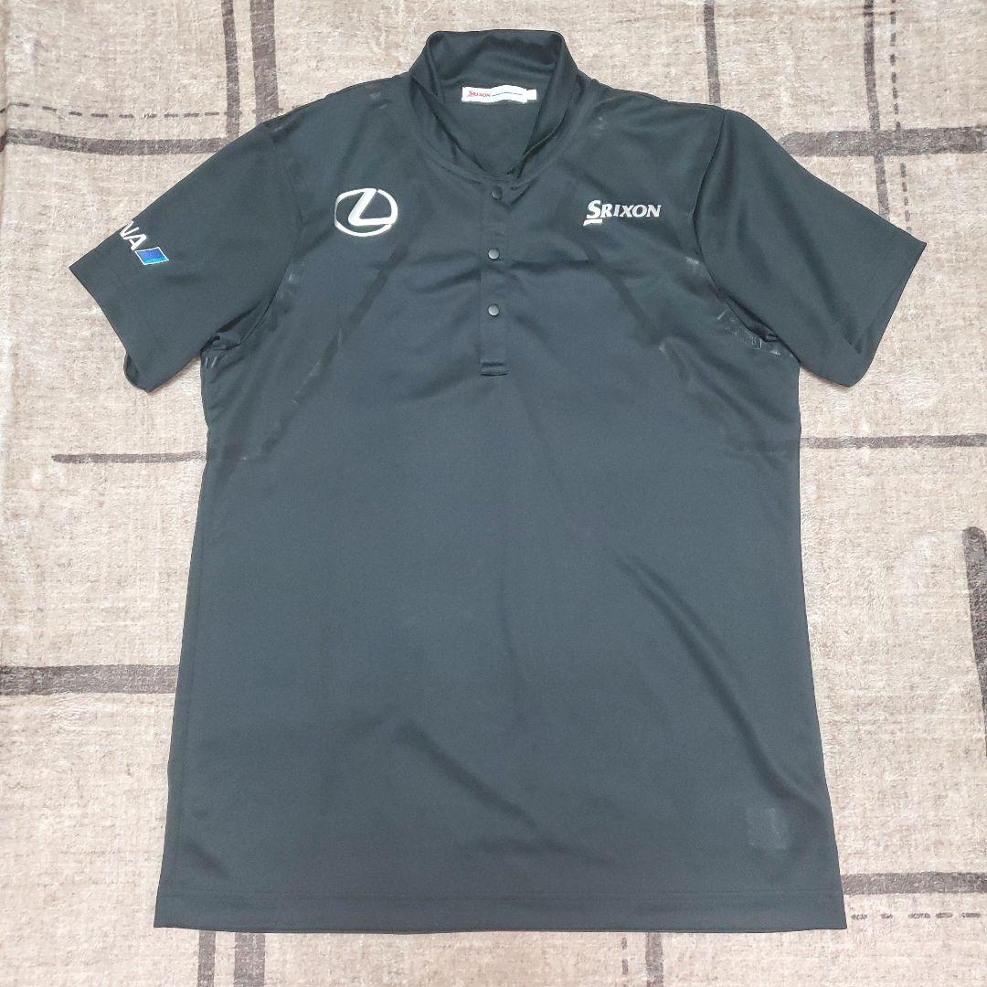 SRIXON 襟付き　半袖Tシャツ　松山英樹モデル　ブラック
