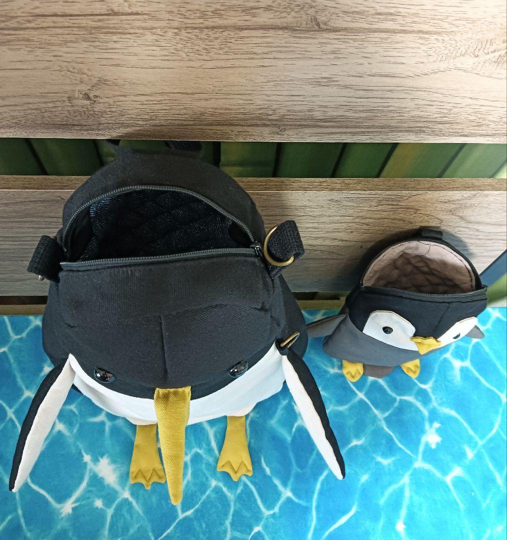 あいこです　金目鯛ショルダーバッグ　マンボウポーチ　ペンギン親子