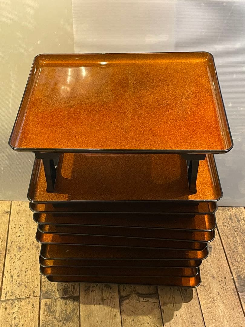 お膳台　年代物　10点　脚付　おまとめ　工芸品　御膳台　お盆　和風