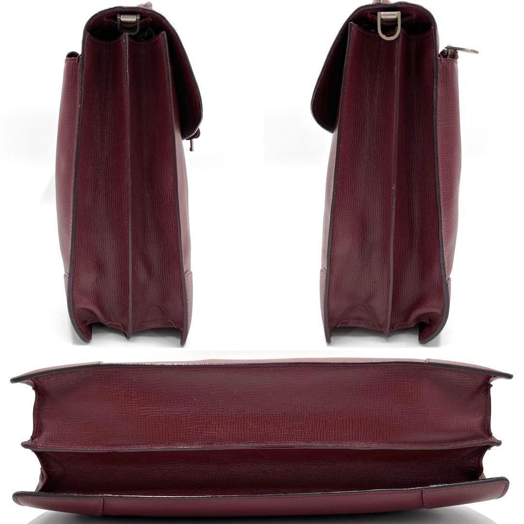 正規品 ヴァレクストラ 2way ビジネスバッグ レザー 本革 メンズ ボルドー