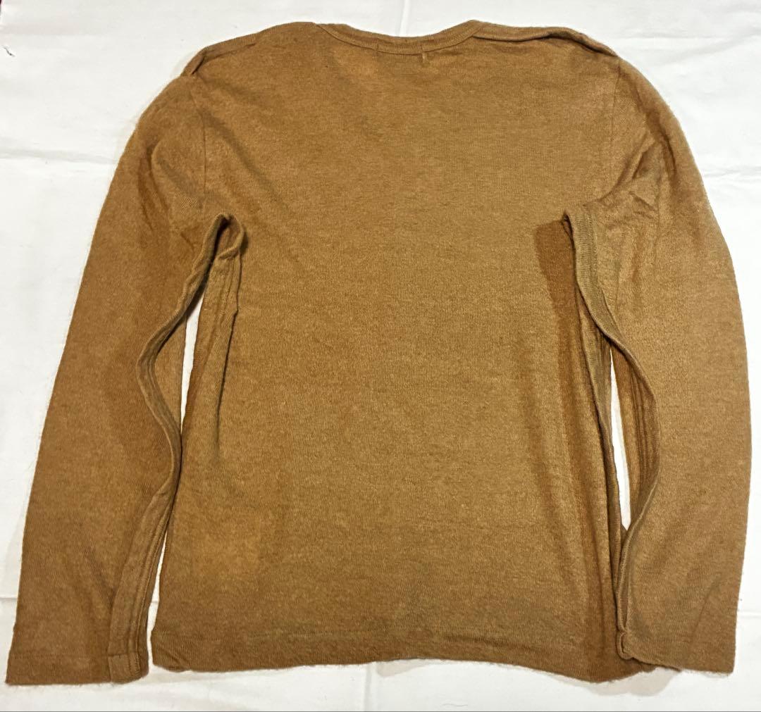 【PLUs】COMME des GARÇONS EGキャメルニット